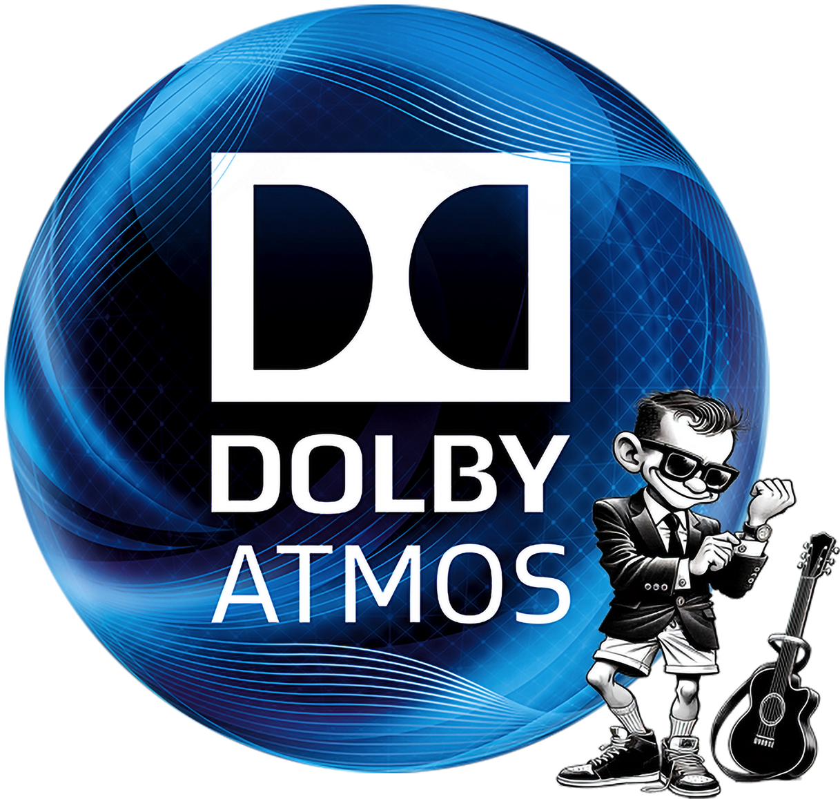 Logo Dolby Atmos + personnage